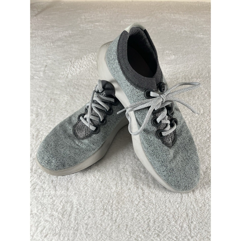Allbirds WDM‎ Wool Runner Mizzle Dapple Gray Blue Lace Up Shoes Men's Size 13